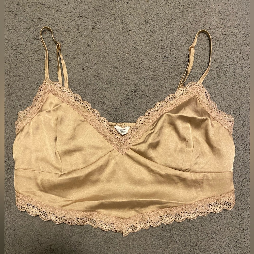 Blush pink crop top, size XS